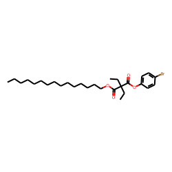 Diethylmalonic acid, 4-bromophenyl pentadecyl ester