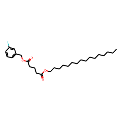 Glutaric acid, 3-fluorobenzyl hexadecyl ester