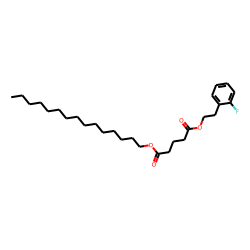 Glutaric acid, 2-(2-fluorophenyl)ethyl pentadecyl ester