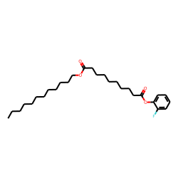 Sebacic acid, dodecyl 2-fluorophenyl ester