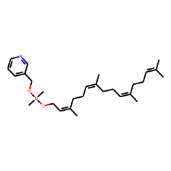 Geranylgeraniol, picolinyloxydimethylsilyl ether