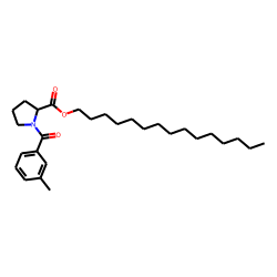 L-Proline, N-(3-methylbenzoyl)-, pentadecyl ester