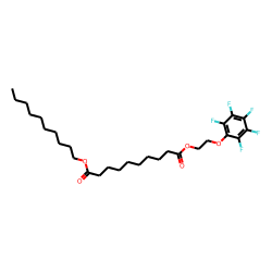 Sebacic acid, decyl 2-(pentafluorophenoxy)ethyl ester
