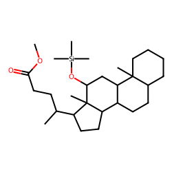 allo-Cholanic acid, 12«alpha»-hydroxy, Me-TMS