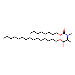 DL-Alanine, N-methyl-N-octyloxycarbonyl-, pentadecyl ester