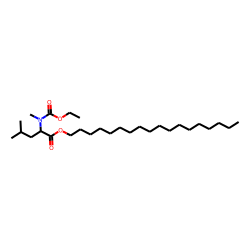 l-Leucine, N-ethoxycarbonyl-N-methyl-, octadecyl ester