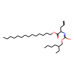 2-Aminopent-4-enoic acid, N-(2-ethylhexyloxycarbonyl)-, tetradecyl ester