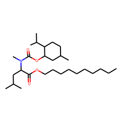 L-Leucine, N-methyl-N-((1R)-(-)-menthyloxycarbonyl)-, decyl ester