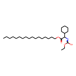Glycine, 2-cyclohexyl-N-ethoxycarbonyl-, heptadecyl ester