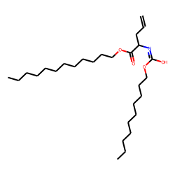 2-Aminopent-4-enoic acid, N-decyloxycarbonyl-, dodecyl ester