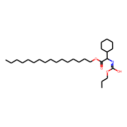 Glycine, 2-cyclohexyl-N-propoxycarbonyl-, hexadecyl ester