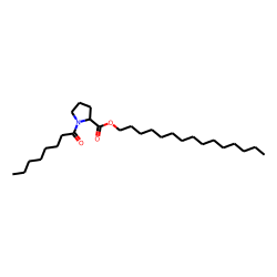 L-Proline, N-octanoyl-, pentadecyl ester