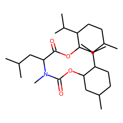 L-Leucine, N-methyl-N-((1R)-(-)-menthyloxycarbonyl)-, (1R)-(-)-menthyl ester
