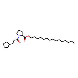 L-Proline, N-(3-cyclopentylpropionyl)-, pentadecyl ester