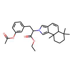 Poligodial + m-Tyr (ethyl ester) adduct (R,S), acetylated, # 2