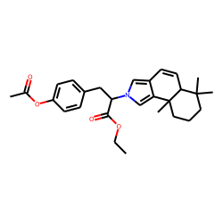 Poligodial + p-Tyr (ethyl ester) adduct (S), acetylated, # 2