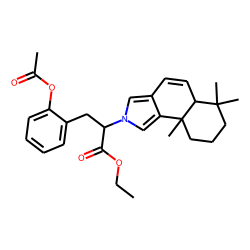 Poligodial + o-Tyr (ethyl ester) adduct (R,S), acetylated, # 1