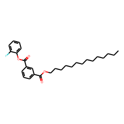Isophthalic acid, 2-fluorophenyl tetradecyl ester