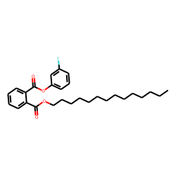Phthalic acid, 3-fluorophenyl tetradecyl ester