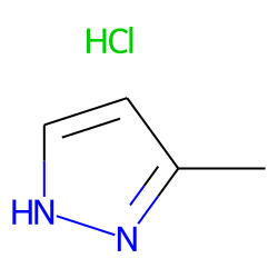 Pyrazole, 3-methyl-, hydrochloride