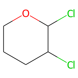 2H-Pyran, tetrahydro, 2,3-dichloro, # 2