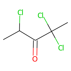 3-Pentanone, 2,2,4-trichloro