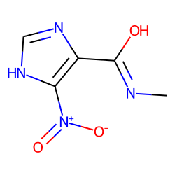 Imidazole-5(4)-carboxamide, n-methyl-4(5)-nitro-