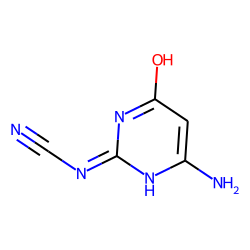 2-Pyrimidinecarbamonitrile, 4-amino-6-hydroxy- (keto form)