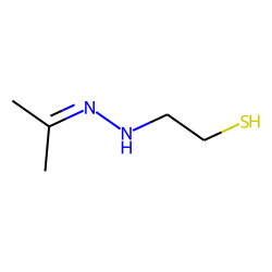 2-(N'-Isopropylidenehydrazino)-ethanethiol