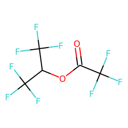 Acetic acid, trifluoro-, 2,2,2-trifluoro-1-(trifluoromethyl)ethyl ester