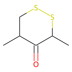 cis-3,5-dimethyl-1,2-dithian-4-one