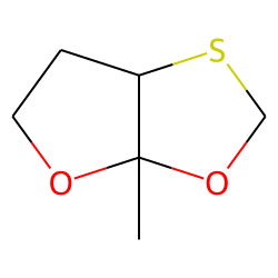 1-methylbicyclo[3.3.0]-2,8-dioxa-4-thiaoctane