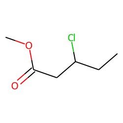 3-Chloropentanoic acid, methyl ester