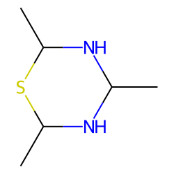 1,3,5-Thiadiazine, perhydro, 2,4,6-trimethyl, #1