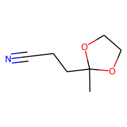 4,4-Ethylenedioxy-pentanenitrile