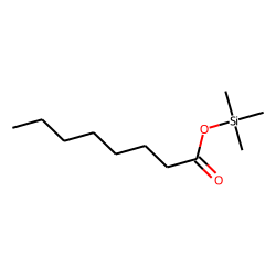 Octanoic acid, trimethylsilyl ester