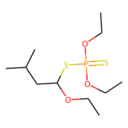 Phosphorothiolo thionate, o,o-diethyl-s-(1-ethoxy-2-methylpropyl)-