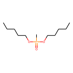Phosphonic acid, methyl-, dipentyl ester