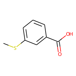 Benzoic acid, 3-(methylthio)-