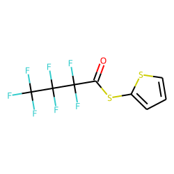 Thiophene-2-thiol, S-heptafluorobutyryl-