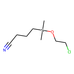 2-Chloroethanol, (3-cyanopropyl)dimethylsilyl ether