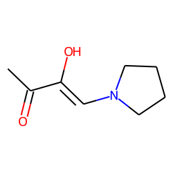 2-Hydroxy-1-(1'-pyrrolidinyl)-1-buten-3-one