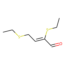 2,4-Bis(ethylthio)but-2-enal
