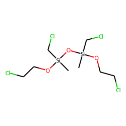 1,3-Disiloxane, 1,3-dimethyl, 1,3-bis-(chloromethyl), 1,3-bis-(2-chloroethoxy)
