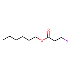 Propionic acid, 3-iodo-, hexyl ester