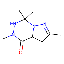 4,5,6,7-Tetrahydropyrazolo[1,5-d][1,2,4]-triazin-4-one, 2,5,7,7-tetramethyl