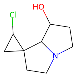Chlorocarbene aftifact of 7«beta»-Hydroxy-1-methylene-8«alpha»/«beta»-pyrrolizidine