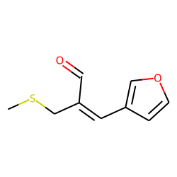 2-[(methylthio)methyl]-3-(3-furyl)acrolein (cis- or trans-)
