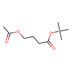 Aceburic acid, TMS