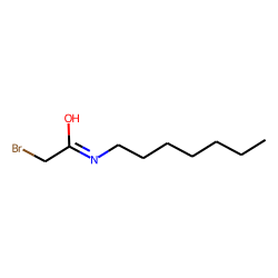 Bromacetamide, N-heptyl-